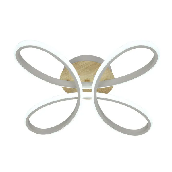 Ceiling light Bandeira 104w 3000-4000-6500k White/there is 11440  Lm C/remote,memory And Reg.Intensity 12x42,5x42,5cm