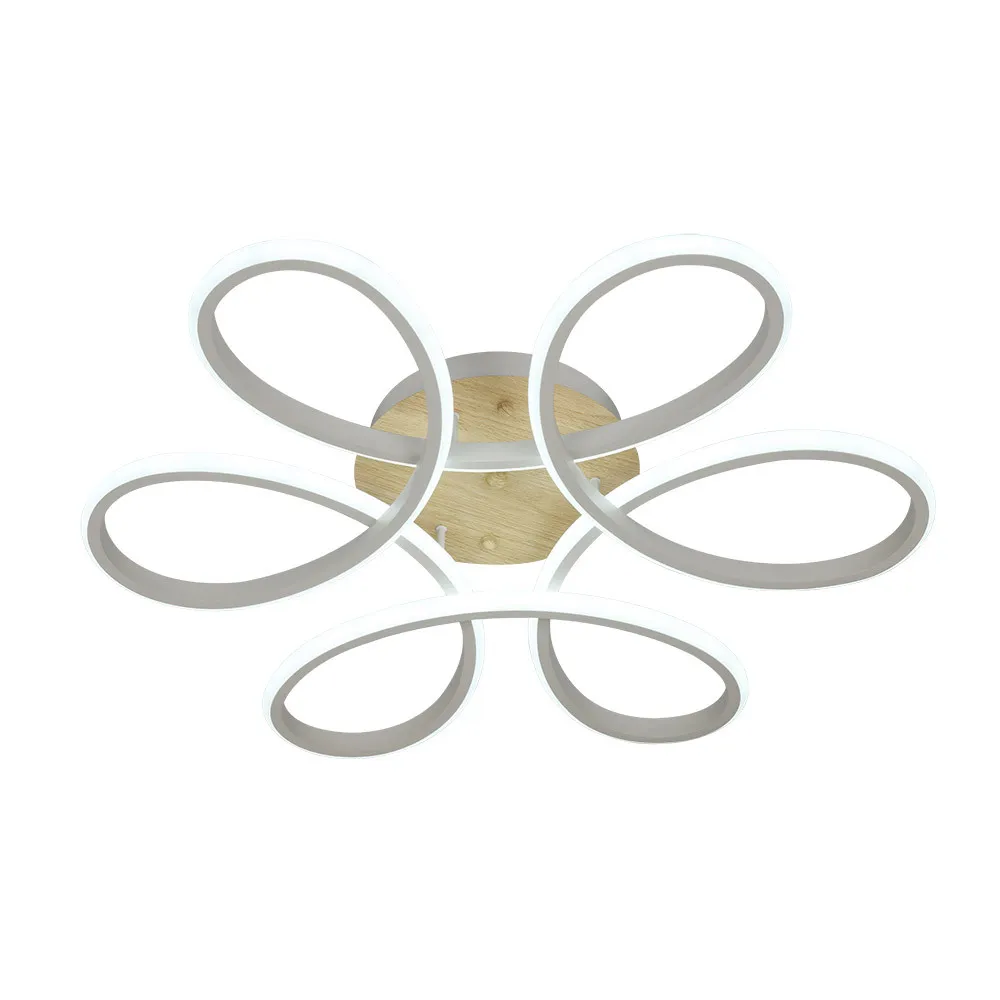 Plafon Bandeira 130w 3000-4000-6500k Blanco/haya 14300  Lm C/remoto,memoria Y Reg.intensidad 12x61x61cm