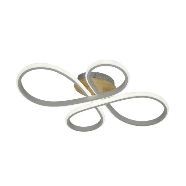 Ceiling light Bandeira 88w 3000-4000-6500k White/there is 9680  Lm C/remote,memory And Reg.Intensity 12x60x43cm