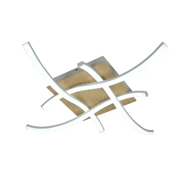 Ceiling light Murray 80w 3000-4000-6500k White/there is 8800lm C/remote,memory And Reg.Intensity 10,5x62,5x62,5cm