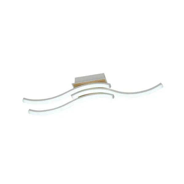 Plafon Murray 48w 3000-4000-6500k Blanco/haya 5280lm C/remoto,memoria Y Reg.intensidad 9,5x62x11cm