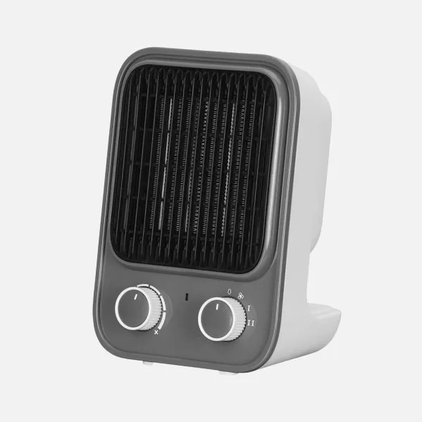 Fan heater Ceramic Ptc Junco 1500w Grey/white 2pot.3fun.Tip-over protection Safety.Light .ind.22,2x15,4x11,5cm
