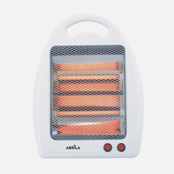 Heater Elec.Quartz Igneo 800w White 2-power 2-element Portable w/carry handle Tip-over protection 39,5x30x14,5 cm