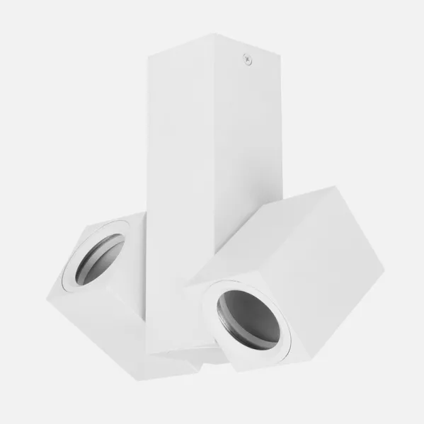 Spotlight Nerja 2xgu10 White 21x19x6 Cm Adjustable 360º