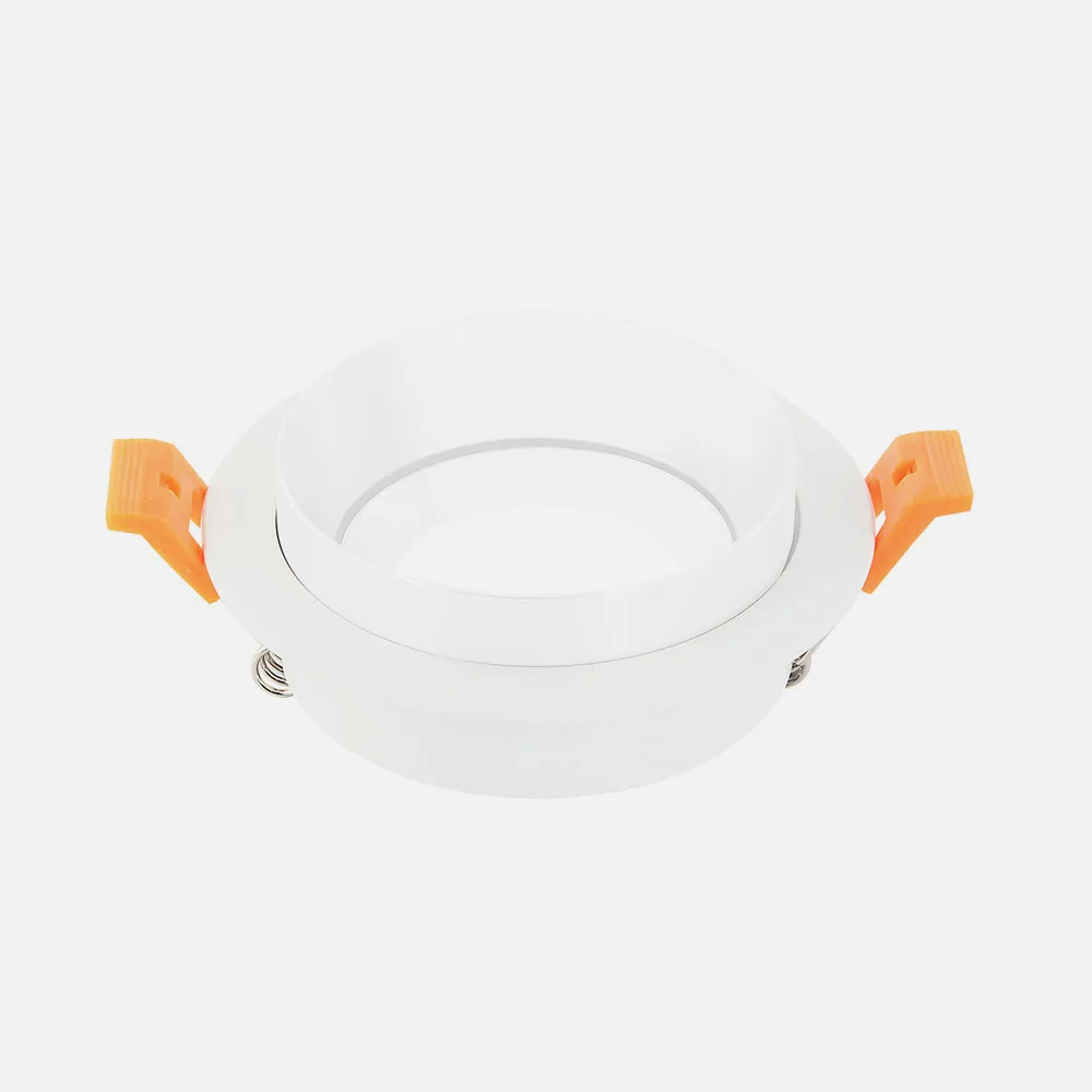 Empotrable Orient.son Doong 1xgu10 Redondo Blanco 1,5x9,2x9,2 Cm 8 De Corte.c/portalampara