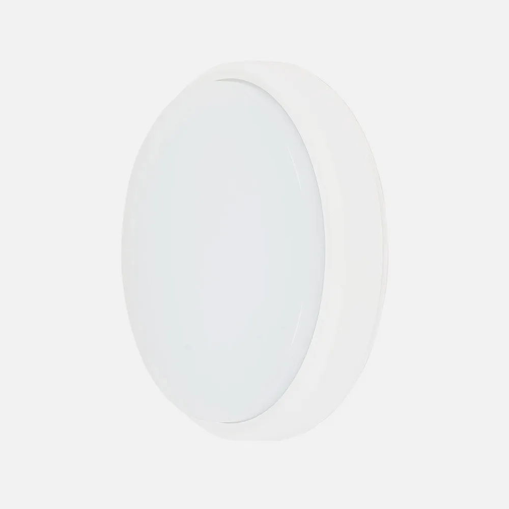 Aplique 12w 6400k Yucatan Redondo Ip65  Blanco  17,5x17,5x6cm 1140 Lm