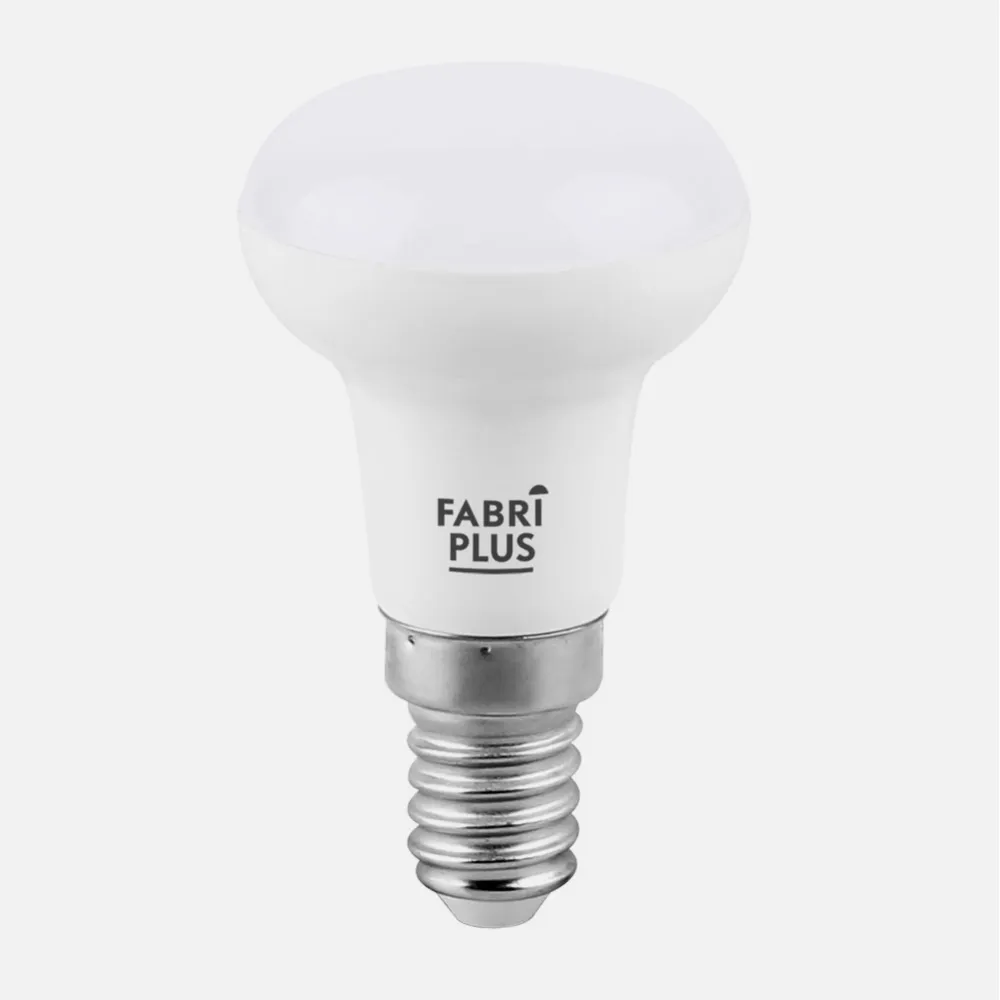 Bombilla Reflectora R50 8w 6000k Fabriplus E14 720lm   8,7x5x5 Cm