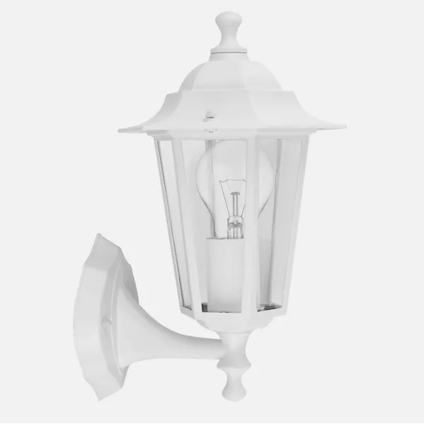 Outdoor Wall Light Aluminium Auriga 1xe27 White Ip44 32x22x17 Cm