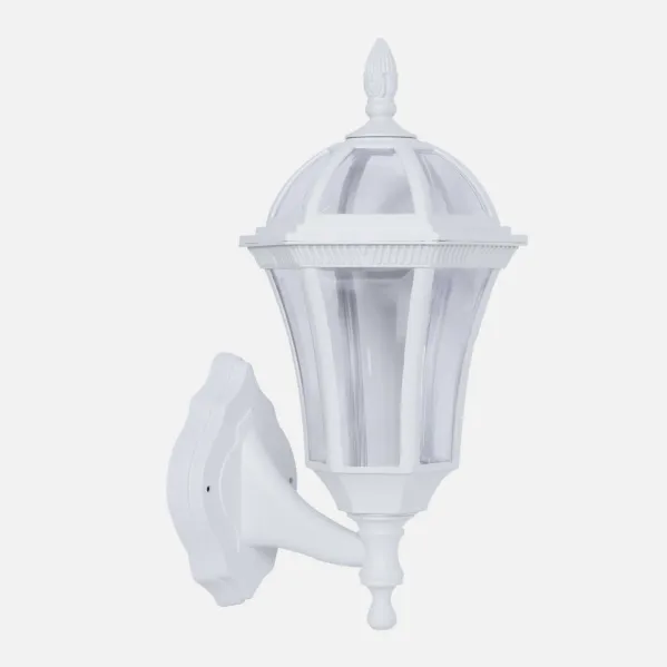 Outdoor wall light Comino 1xe27 White IP44 Polycarbonate 41,1x17x6x23,8 Cm