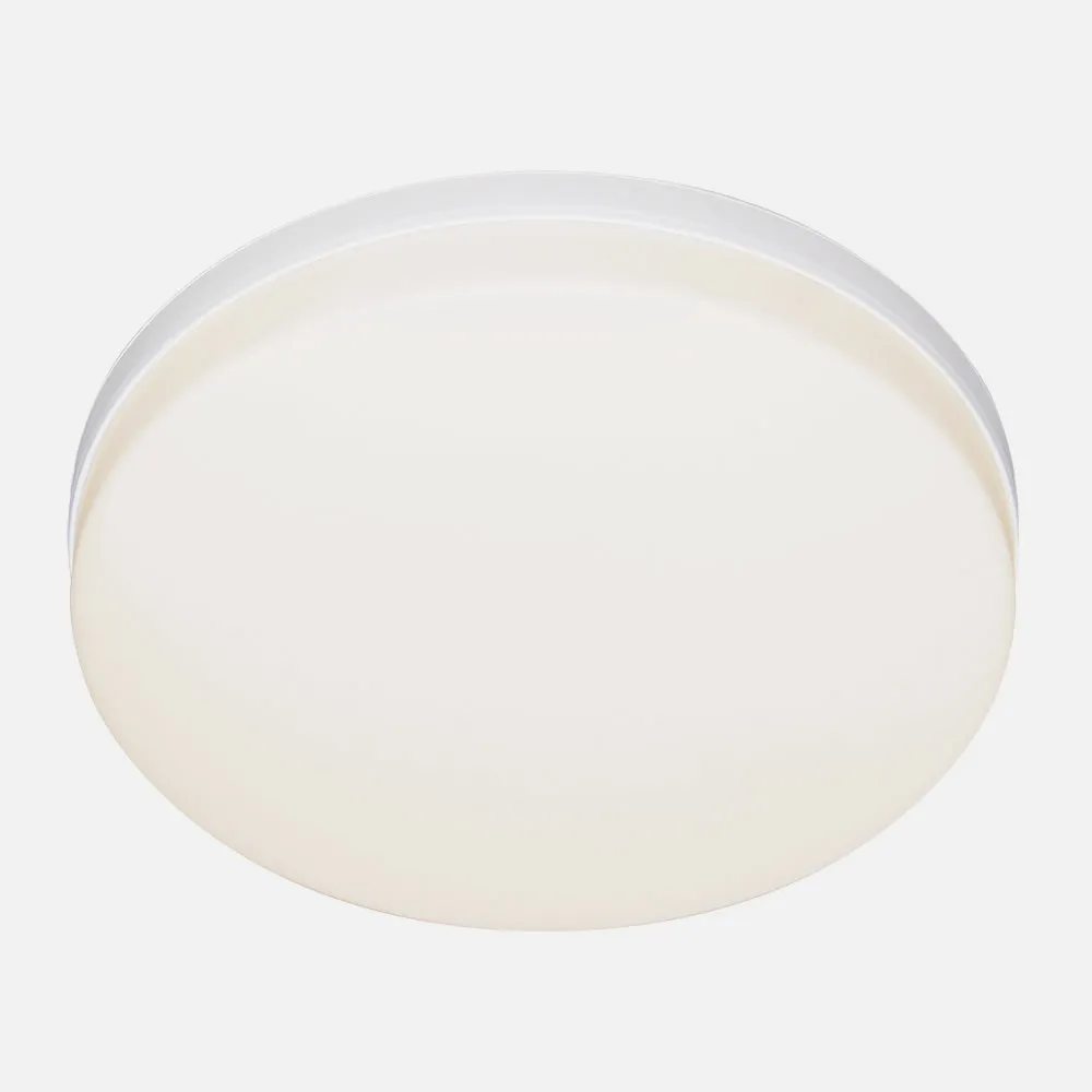 Plafon Trueno 48w 4000k Blanco Redondo 4320lm  3,9x30x30 Cm Sistema De Encaje Rapido