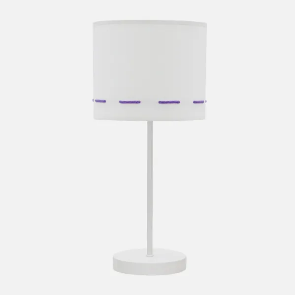 On Table Strokes 1xe14 Lilac 42x17x17 Cm