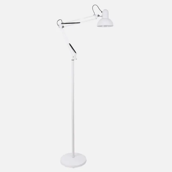Desk lamp Of Foot Articulated Rutilo 1xe27 White 180x28x28 Cm