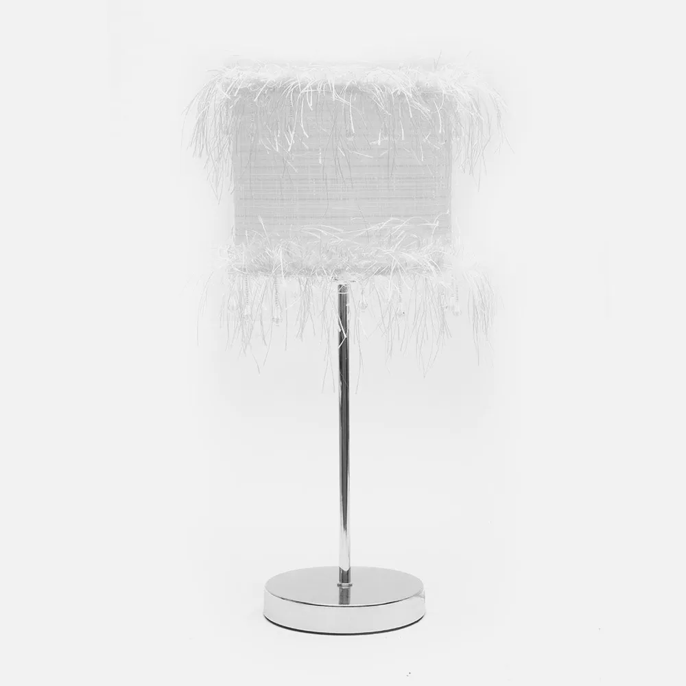Sobremesa Hilos 1xe14 Blanco 42,5x17x17 Cm