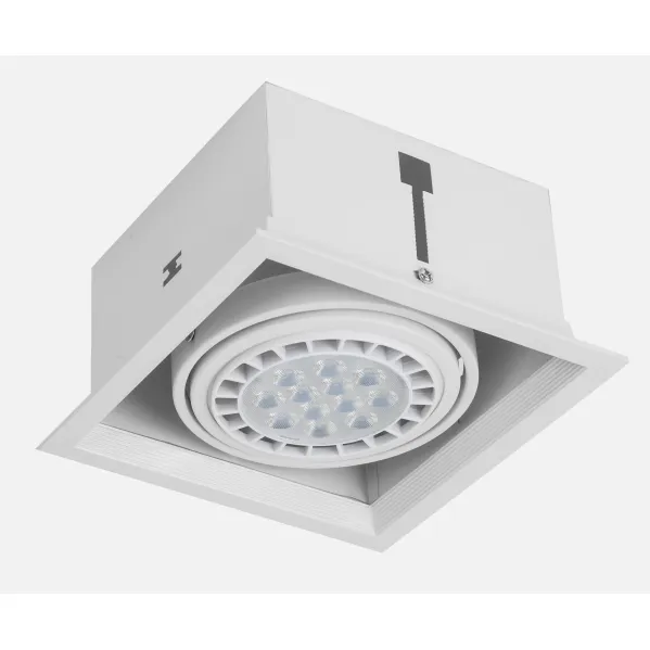 Foco Kardan Cesar Empotrar 1xr111 Blanco 17,2x17,5 Bombilla No Incluida