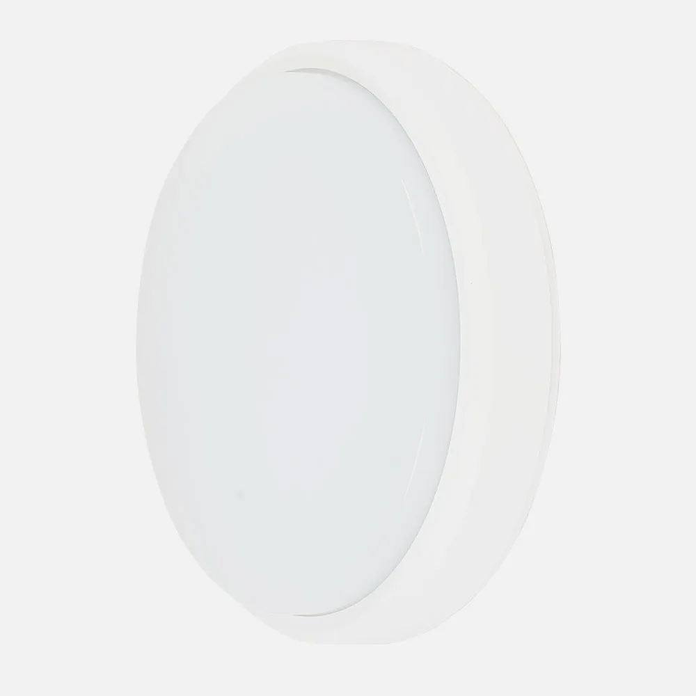 Aplique 18w 6400k Yucatan Redondo Ip65  Blanco  21x21x6 Cm 1710 Lm