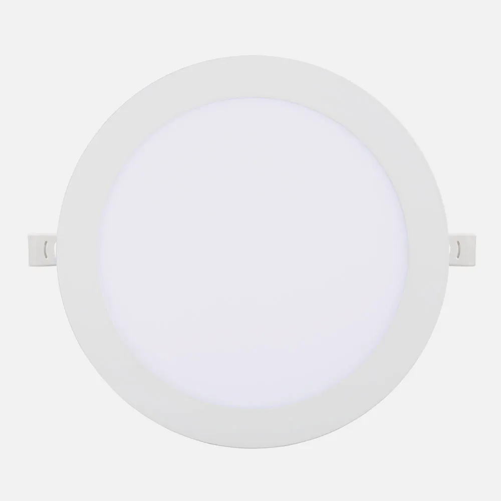 Downlight Obsidiana 24w 6500k Blanco Redondo 2040lm  2,5x30x30 Cm Corte 27,5 Cm