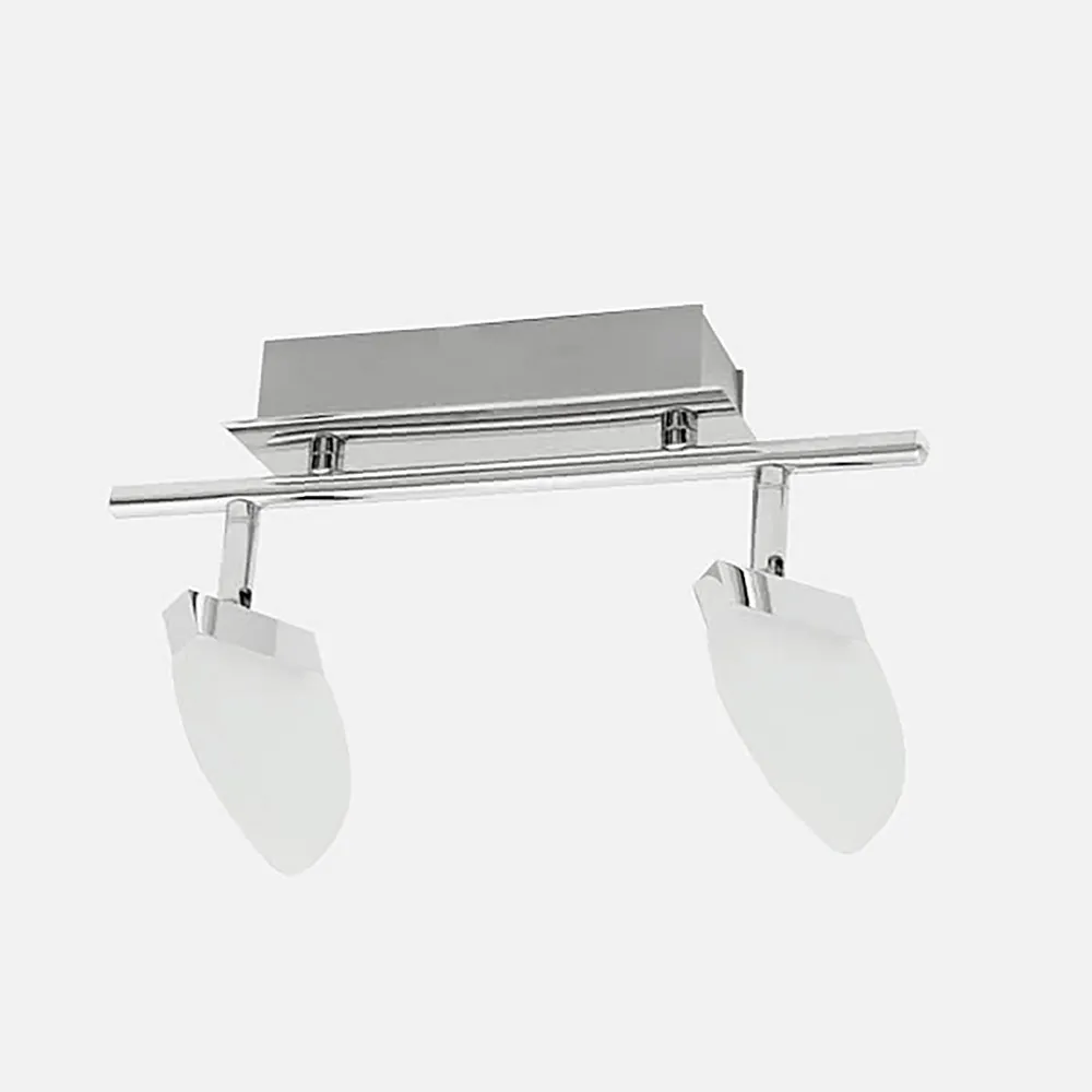 Regleta Foco Tanzania Cromo Smd 10w 900lm 17x30
