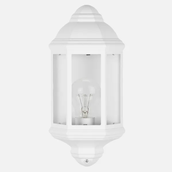 Outdoor Wall Light Aluminium Shaula 1xe27 White Ip44 36,5x16,5x9,5 Cm