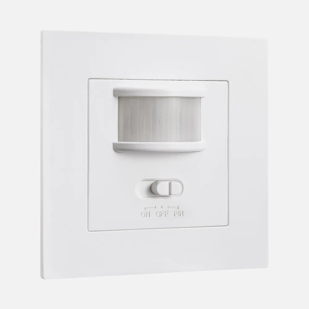 Movimento de Recesso do Sensor e Infracção. E Infrarr. Movimentar Vi Gama Branca 9m 160º IP20 8,2x8,2x5 Cm Corte 7x7 Cm Tempo e 