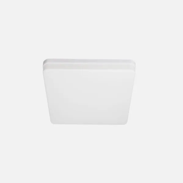 Plafon Futuro 24w 6500k Blanco Cuadrado 2160lm  3,7x18x18 Cm  Sistema De Encaje Rapido