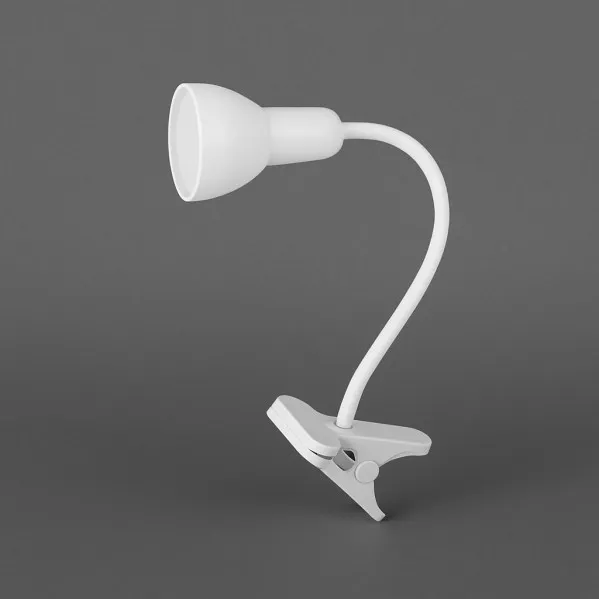 Flexo Gates Blanco 6w 450lm 5000k Fijacion C/pinza Flexible Orientable 31x7x11,5 Cm