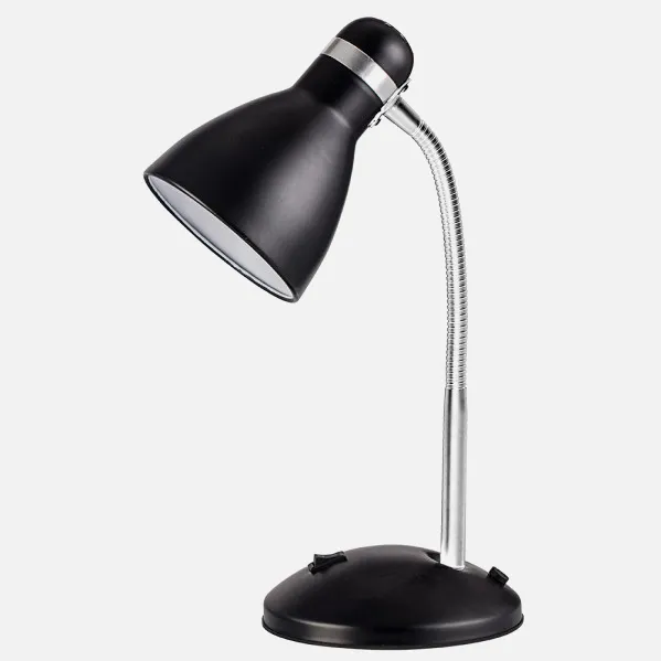 Desk lamp Lazulita 1xe27 Black/chrome 38x23x14,5 Cm