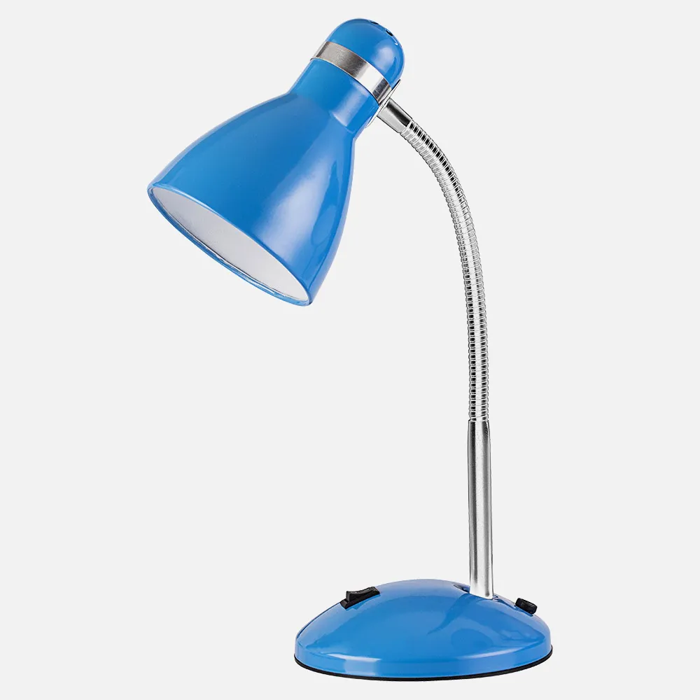 140271008 - Flexo Lazulita 1xe27 Azul/cromo 38x23x14,5 Cm