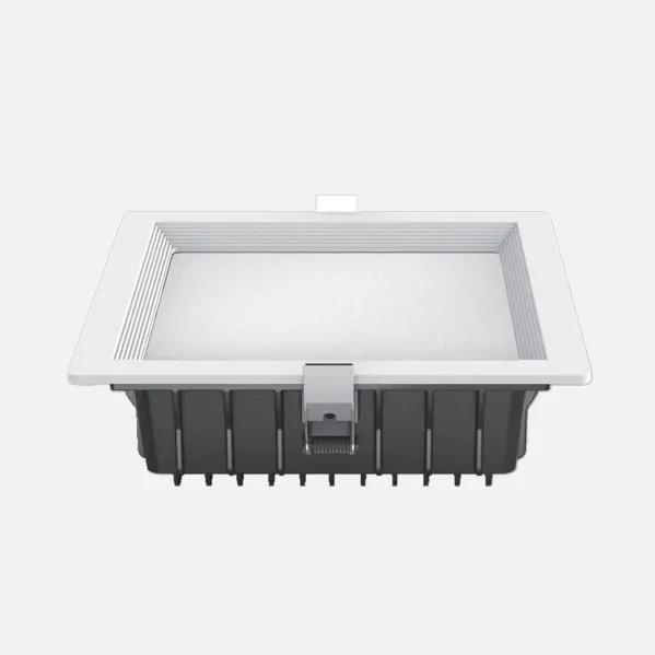 Downlight Led Intego Pro Sq. 32w 1880lm 7x22x22 Cm White 6400k  Cut-out 19x19 Cm