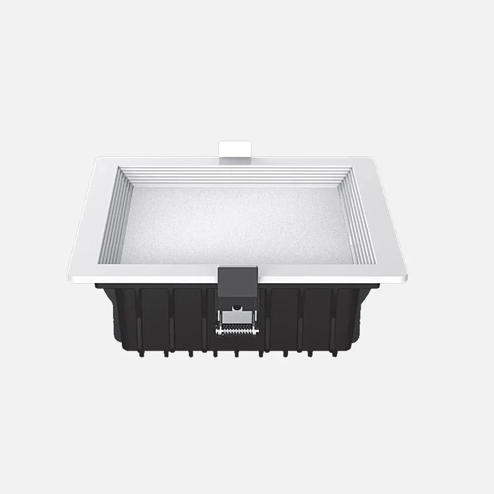 Downlight Led Intego Cuadrado 26w 1490lm 7x18x18 Cm Blanco 4000k Corte 15,5x15,5 Cm