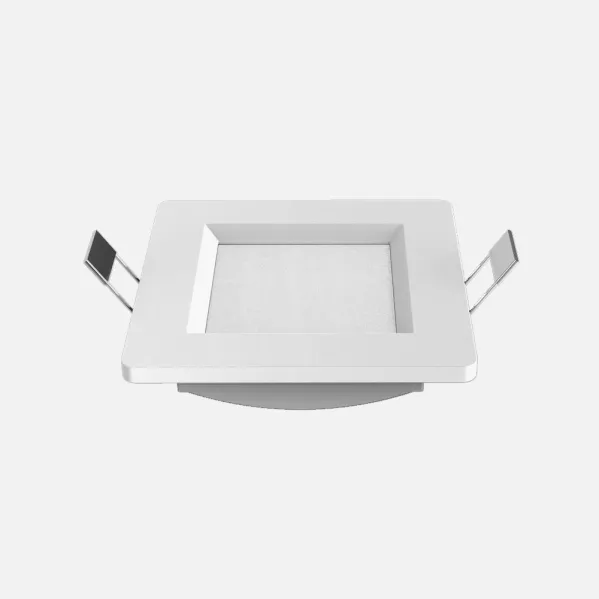 Downlight Led Intego Cuadrado 8w 330lm 3,2x11x11 Blanco 4000k Corte 9x9 Cm 