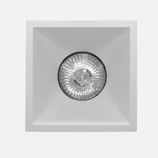 Recessed White Oniro Recessed White Square Gu10 Bulb and Lamp Holder Não Incluído