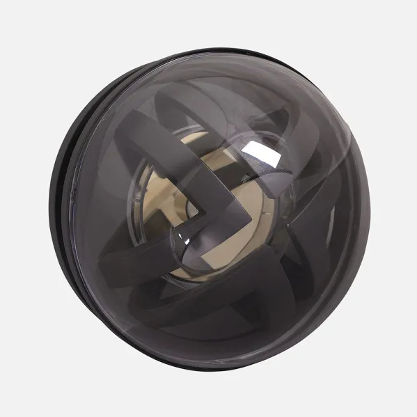 Plafon Exterior Redondo Aluminio Gris 1xe27 Ip44  30d
