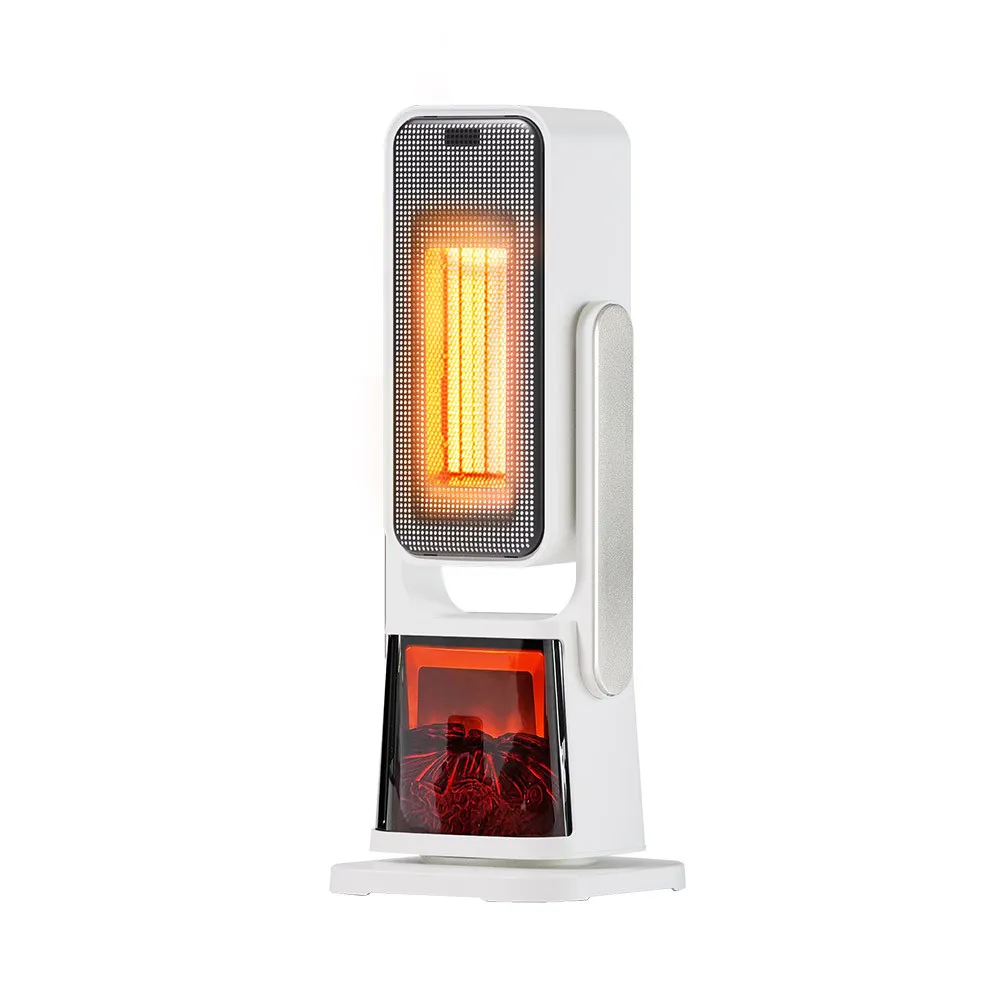 250722026 - Termovent. Torre Ceramico Ptc 2000w Simoneta Blanco/negro 2potencias  4func.termost.seg.remoto Y Display 58x22x22cm