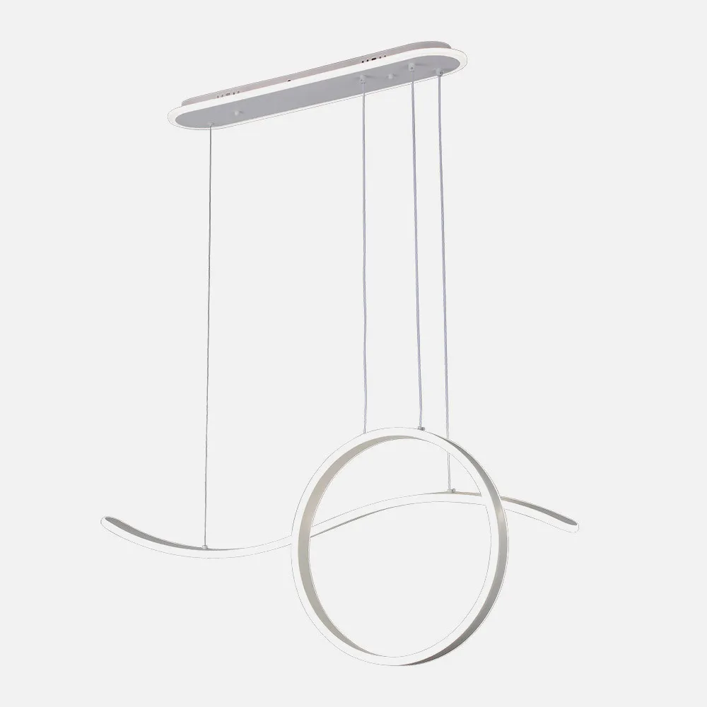 Colgante Style Blanco 205w 3000-4000-6000k 17940lm  C/luz Ambiente Remoto Y Reg.intensidadad Regx100x15cm Colgante Style Blanco 205w 3000-4000-6000k 17940lm  C/luz Ambiente Remoto Y Reg.intensidadad Regx100x15cm