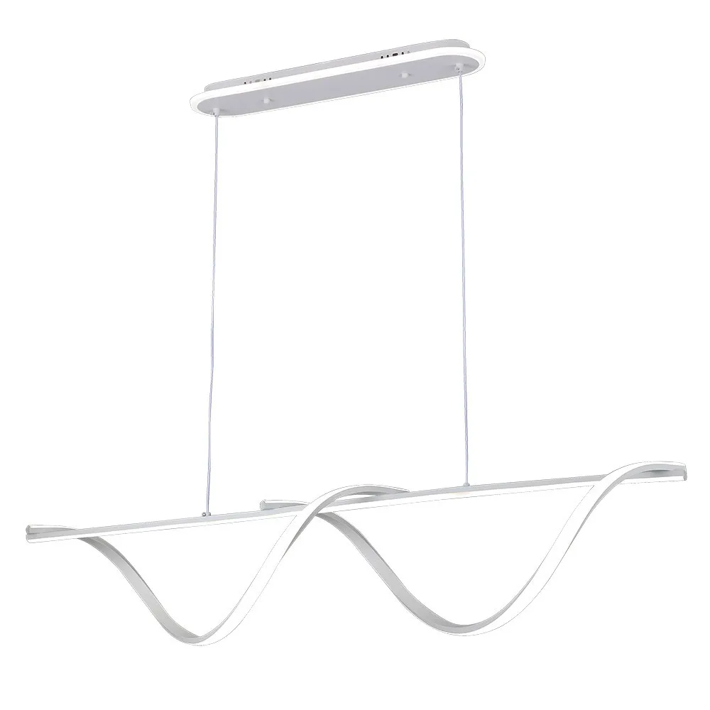 249592001 - Colgante House Blanco 125w 3000-4000-6000k 5694lm  C/luz Ambiente Remoto Y Reg.intensidad Regx110x15cm