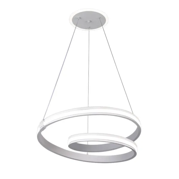Colgante Luster Blan 129w 3000-4000-6000k 10920lm  C/luz Ambiente Remoto Y Reg.intensidad Regx54x54cm