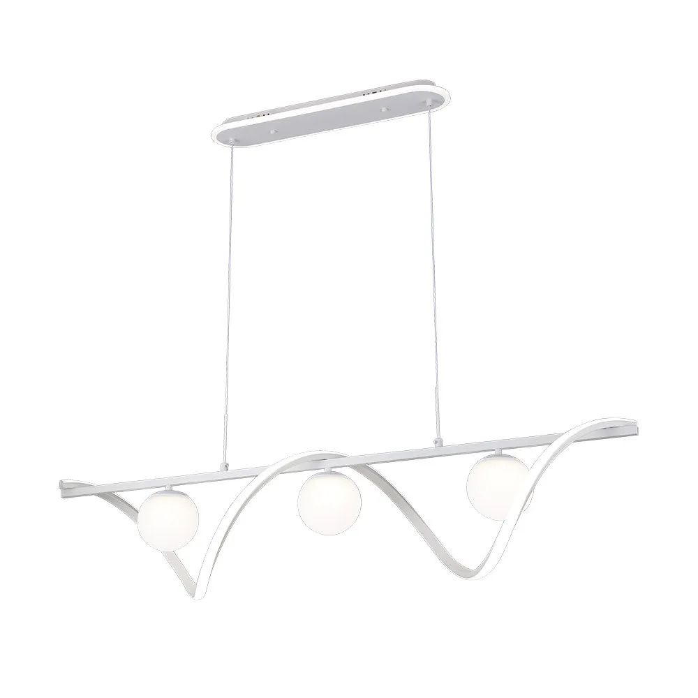 Colgante Century Blanco 151w 3000-4000-6000k 12590lm C/luz Ambiente, Remoto, Reg.intensidad Regx120x26cm