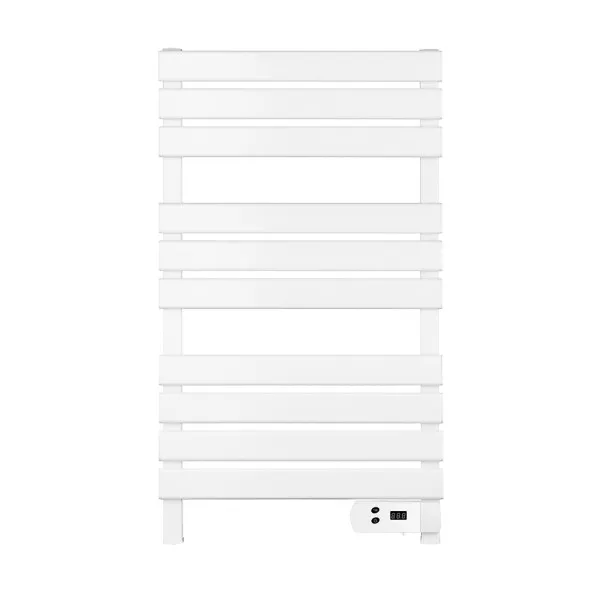 Towel rail Elect.aluminium Jalon White 450w LED display Ip24.protec.timer24h 97x55,5x5,5cm