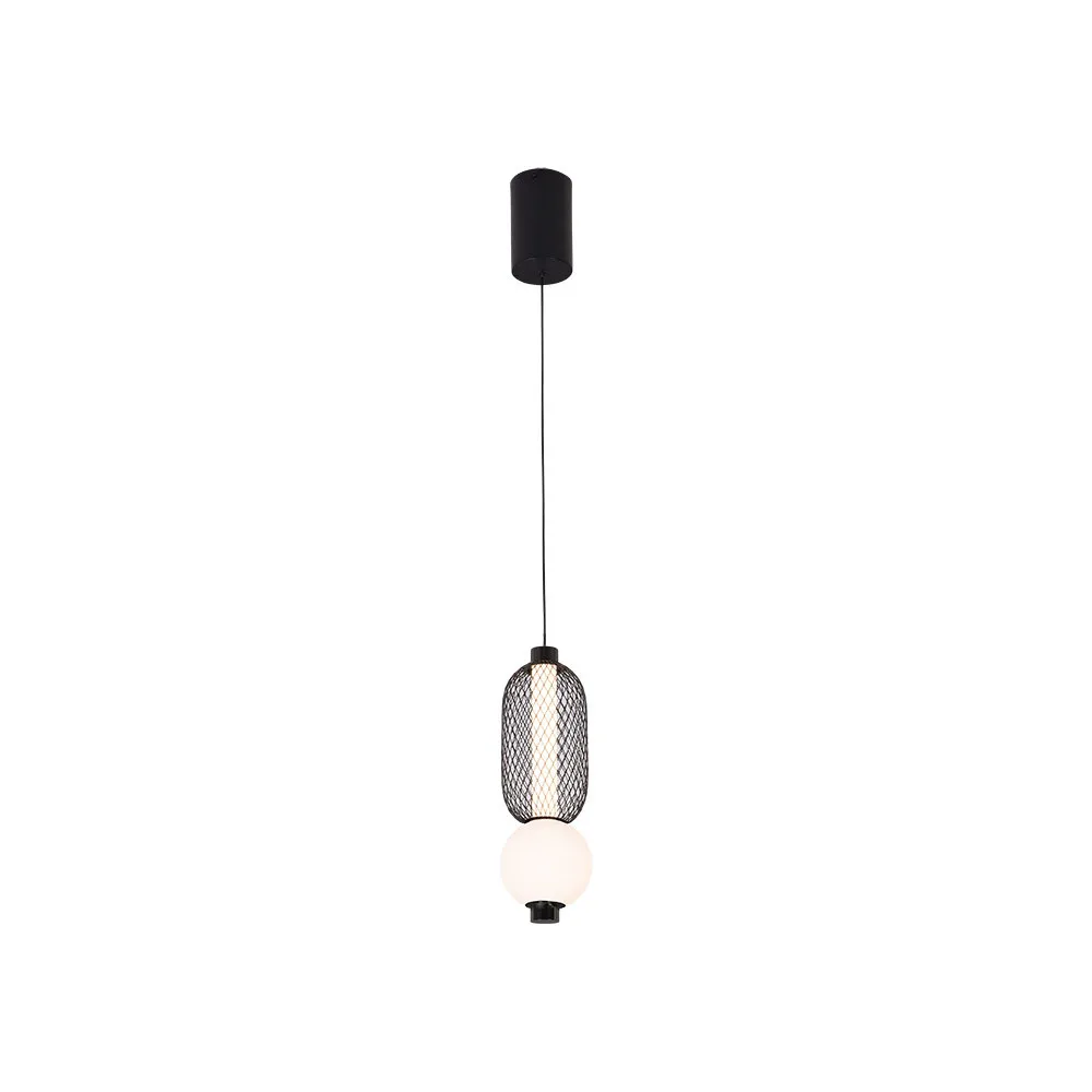 250690919 - Pendant light Mimosa Black 9w 4000k 990lm Regx15x15cm