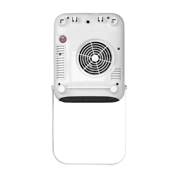 Wall fan heater Ceramic Ptc Tolosa 2000w Black 2pot.3fun. Towel rail Ip22 timer.7d Remote,open-window detect. 55x26,5x11,5cm