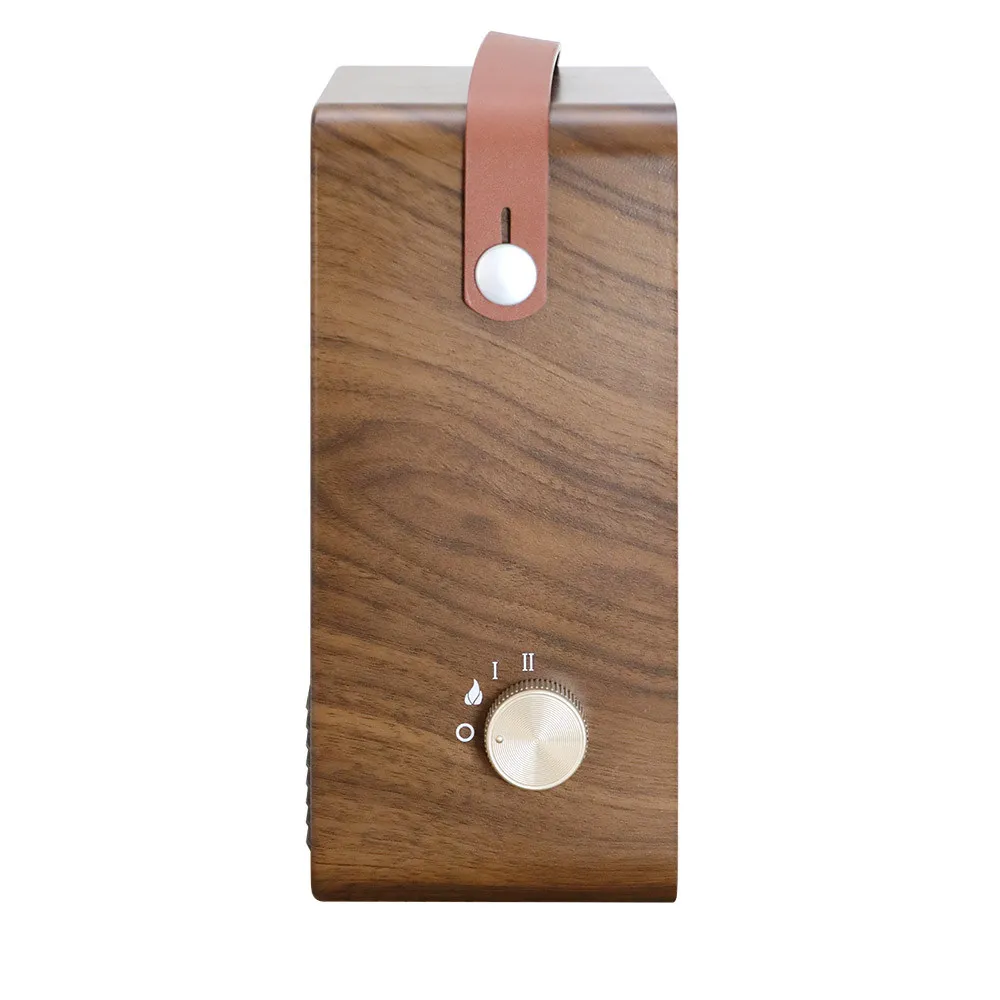 Termov.ceramico Ptc Caleta 1500w Marron 2pot Efecto Llama Protecc.sobrec. 30,4x25x14,4cm