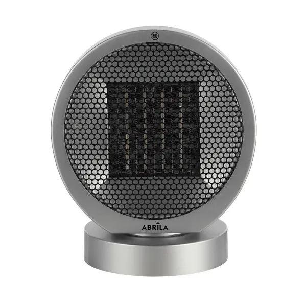 Termovent.ptc Ceramico Pomelo 2000w Negro/plata 2pot 3fun.rotatorio Antivuelco.seg. 29,3x24x18cm