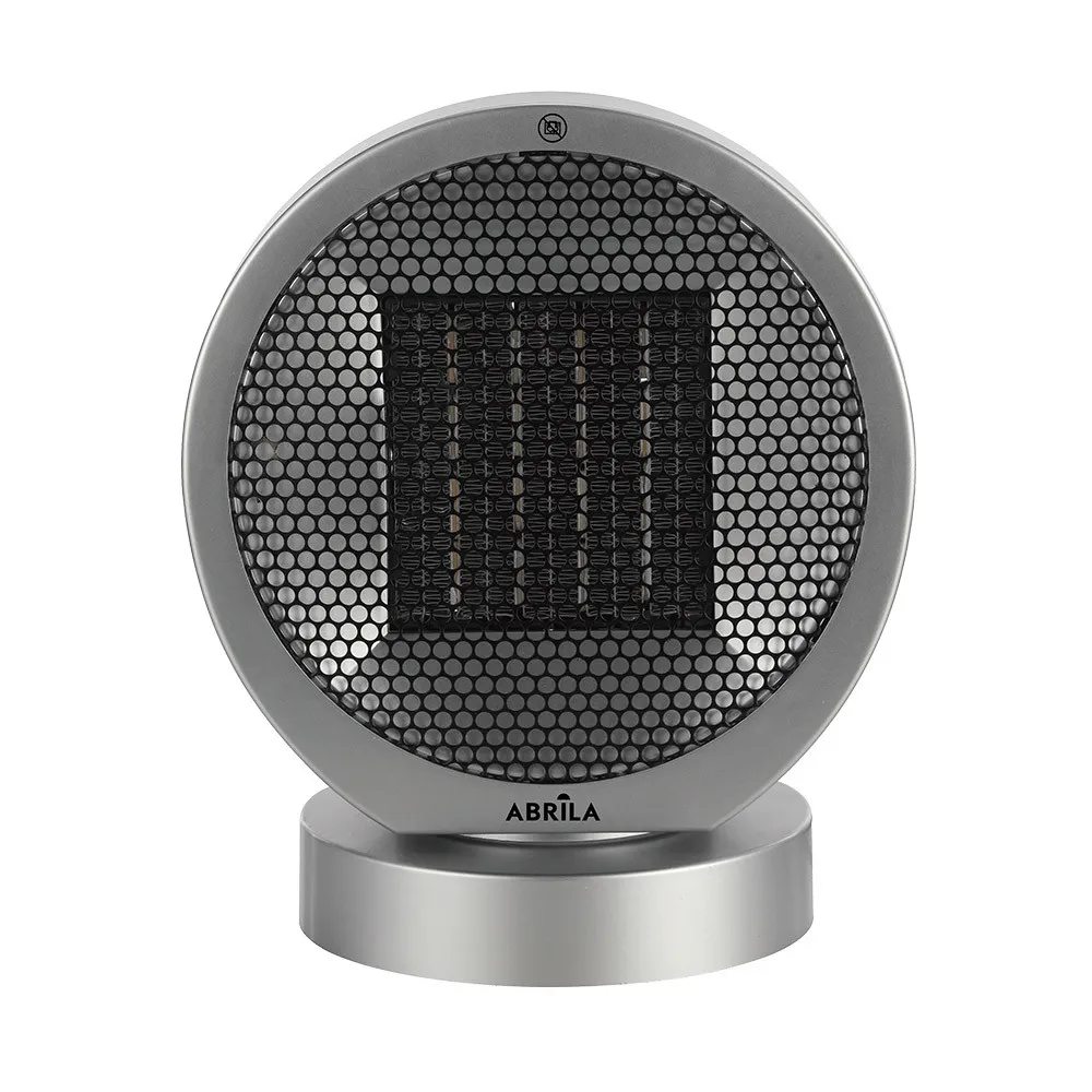 Termovent.ptc Ceramico Pomelo 2000w Negro/plata 2pot 3fun.rotatorio Antivuelco.seg. 29,3x24x18cm