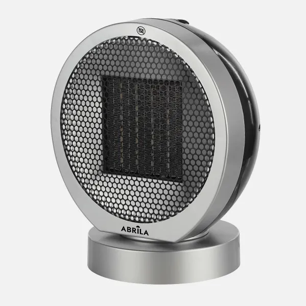 Fan heater.ptc Ceramic Pomelo 2000w Black/silver 2pot 3fun.rotary Tip-over protection.safe 29,3x24x18cm