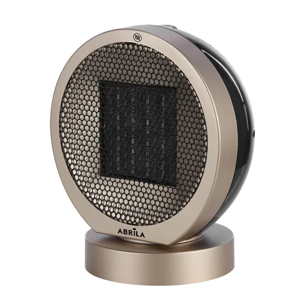 Fan heater.ptc Ceramic Pomelo 2000w Black/gold 2pot 3fun.rotary Tip-over protection.safe 29,3x24x18cm