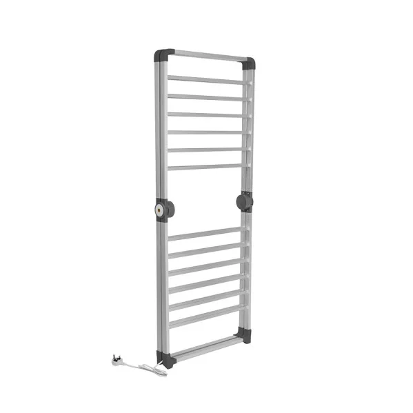 Tendedero Elect.maxi Algarrobo 360w Aluminio Forma De X Cable1,2m 126x70x56cm