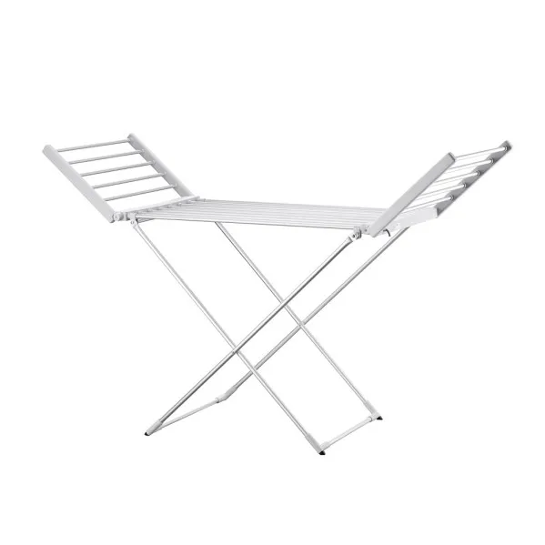 Electric folding clothes airer Palmito 220w Aluminium, 2 side airers, cable 1,2m 93x147x52,5cm