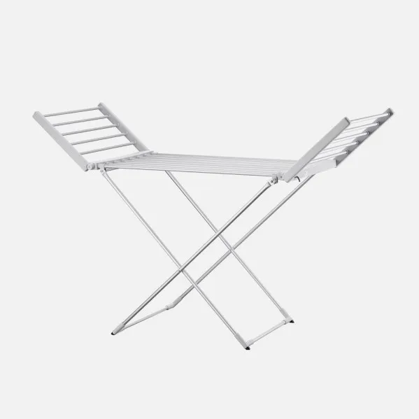Electric folding clothes airer Palmito 220w Aluminium, 2 side airers, cable 1,2m 93x147x52,5cm