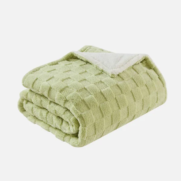 Blanket Elect.alcantara Green/White 160w 160x120cm 9lev Auto shut-off, Safety protec.,washable