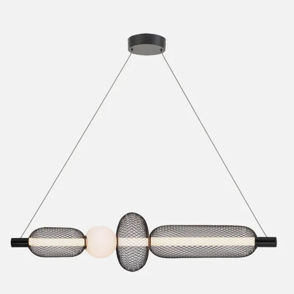 Colgante Mimosa Negro 20w 4000k 2200lm Regx99,5x22 Cm